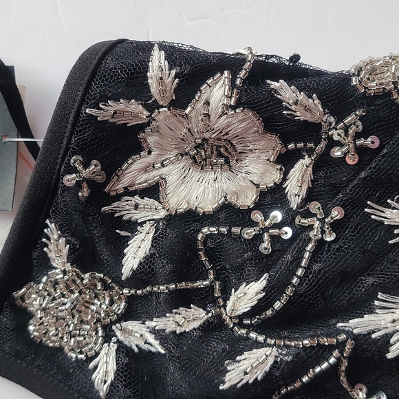 AIDAN BY AIDAN MATTOX SPAGHETTI STRAP EMBROIDERED BODICE ZIPPER BACK/SIZE 8 - Picture 12 of 13